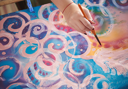 Children's Art Centre - Silk Painting